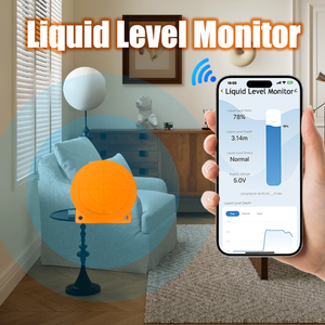 Moray Tuya Smart Life APP Controlador ultrasónico inalámbrico Indicador de alarma Monitor de nivel de líquido <span class=keywords><strong>Sensor</strong></span> de nivel de tanque de agua - Product Image 2