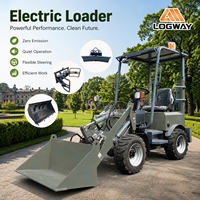 Auf Lager: Elektrischer Lader LOGWAY mit 0,22m³ Schaufelkapazität und Flexibler Bedienung für Hof- und Baustelleneinsatz