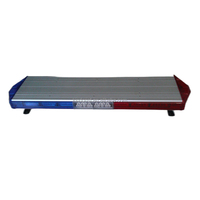 Barra de luz estroboscópica de seguridad de emergencia impermeable de 50 pulgadas y 127cm aprobada por SAE 3W lineal 6 LED TBD6866D con aluminio negro o plateado