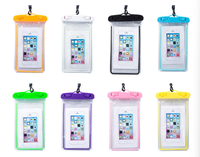Étui de téléphone en plastique lumineux imperméable avec logo personnalisé, pochette souple de style sportif et professionnel, compatible avec les téléphones mobiles iPhone/Oppo