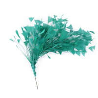 Coloré fait à la main 25-30 cm plumes de dinde fleur chapeau plumes décoratives pour artisanat cheveux accessoire fête spectacle danse décoration