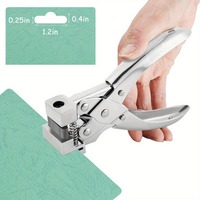 Perforateur en acier en forme de T pour articles en cuir, cartes en papier, feuilles de PVC, emballages sous blister, sacs en plastique – Crée des formes de papillon et d'avion