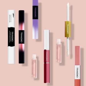 Tubes de brillant à lèvres double embout en gros 7ml*2, faible MOQ, tubes vides pour brillant à lèvres, conteneurs avec pinceau personnalisé - Product Image 1