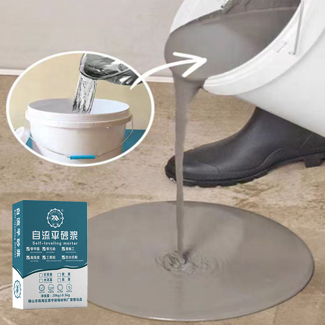 Guangdong Foshan Factory High Quality Fiber Reinforced Self-leveling Mortar Self Leveling Cement Is Used for Flooring Leveling