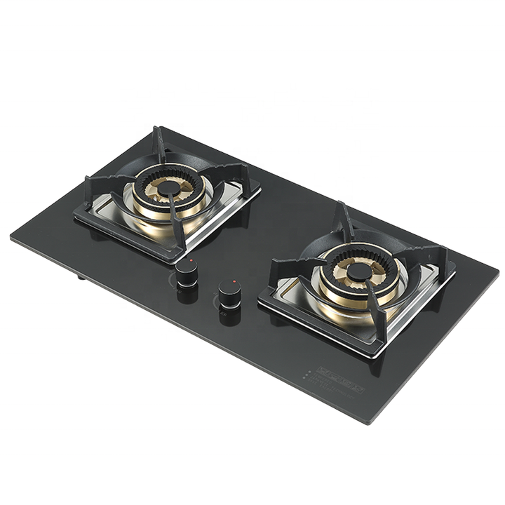 Eco-Smart Twin Burner Gas Stove Energy-Saving Built-In for