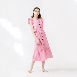 Las mujeres de moda casual al por mayor señoras de manga larga, Vestidos - Product Image 1