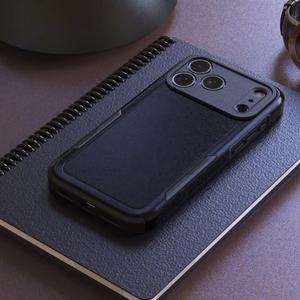 Étui double couche pour 17 Pro Max, finition mate givrée, composite TPU PC, protection robuste, magnétique, anti-chaleur pour téléphone - Product Image 3