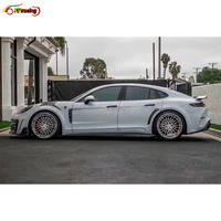 Kit de carrosserie demi-fibre de carbone style MSY avec pare-chocs, capot pour Porsche Panamera 971 2017-2019