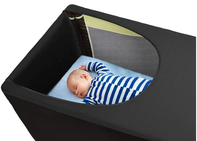 Willstar Crib Blackout Cover Crib Tent,Stretchy Blackout Tent,Foldable