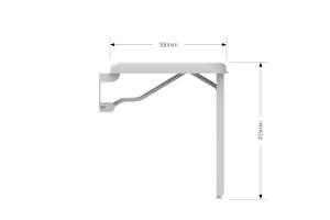 Nicho de ducha preformado de urea y formaldehído blanco para baño de apartamento con diseño moderno - Product Image 4