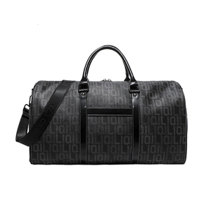 Grand <span class=keywords><strong>Sac</strong></span> de <span class=keywords><strong>Voyage</strong></span> de Luxe <span class=keywords><strong>Noir</strong></span> en <span class=keywords><strong>Cuir</strong></span> PU pour Logo Personnalisé, Léger, Idéal pour Week-end, Sport, Nuitée, Bagage avec Fermeture Éclair pour le <span class=keywords><strong>Voyage</strong></span> - Product Image 1