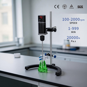 Agitatore da Laboratorio Elettrico a Soffitto ad Alta Velocità LCH-ES <span class=keywords><strong>con</strong></span> Timer, Miscelatore a <span class=keywords><strong>Sbalzo</strong></span> per Laboratorio - Product Image 1