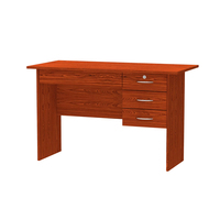 Escritorio de Oficina Moderno de Madera para una Persona, con 3 Cajones, Muebles Elegantes para Oficina en Casa o Comedor, Novedad 2024