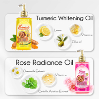 Huile essentielle d'aromathérapie de qualité thérapeutique, multi-usages, rose, nourrit en profondeur, exfolie en douceur, éclaircit, huile corporelle 300 ml