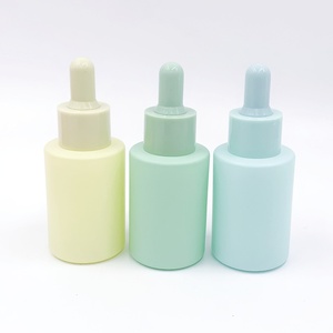 Hermosas Botellas de Vidrio Esmerilado de Colores Rosa, Amarillo y Verde con Gotero para Suero, 1oz, 20ml, 30ml, 40ml, 50ml, 60ml, 80ml, 100ml - Product Image 5