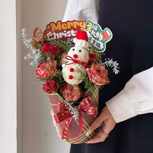 Caja <span class=keywords><strong>de</strong></span> Embalaje para Ramo <span class=keywords><strong>de</strong></span> Flores Navideñas Blancas, Cajas <span class=keywords><strong>de</strong></span> Regalo <span class=keywords><strong>de</strong></span> <span class=keywords><strong>Cartón</strong></span> Personalizadas para Arreglos Florales Navideños, Cestas <span class=keywords><strong>de</strong></span> Regalo - Product Image 4