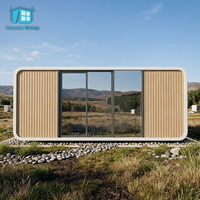Maison préfabriquée extérieure à distance Vivre et travailler cabine apple Conception modulaire personnalisée Bureau Pod Maison préfabriquée