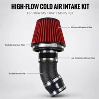Système d'admission d'air froid en aluminium JUXING KD4168BK pour F90 F92 M5 M8 M850i M550i S63 N63 4.4L, compatible LCI 2018-2024, neuf, garantie 6 mois