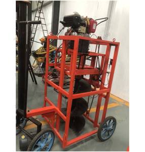 Fabrika kaynağı elektrikli toprak burgu kazmak sonrası delik Mini ekskavatör burgu matkap ağaç dikim makinesi - Product Image 1
