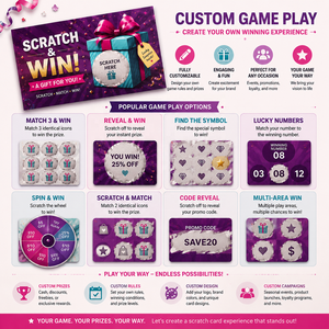 บัตรโปรโมชั่นขูดแล้วยิงรางวัล ดีไซน์ฟรี ผลิตจากกระดาษรักษ์โลก ใช้เป็นคูปองร้านอาหารหรือบัตรกำนัลกาแฟ เพื่อการรักษาลูกค้า - Product Image 6