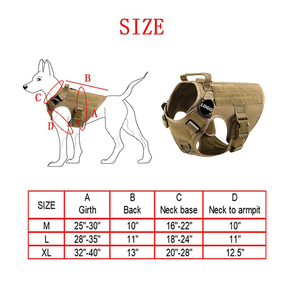 Arnés para perros al por mayor de fábrica, Correa con asa, duradero, ajustable, resistente, chaleco de entrenamiento para mascotas, ropa, arnés táctico para perros - Product Image 6