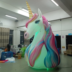 Jenor Taille Personnalisée Licorne <span class=keywords><strong>Gonflable</strong></span> Modèle de Dessin Animé <span class=keywords><strong>Gonflable</strong></span> Animal pour Événement à Thème - Product Image 4