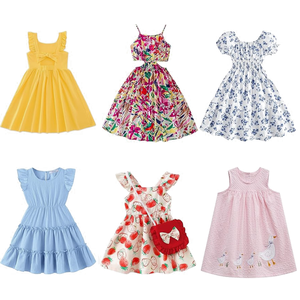 Vestidos de Tul Transpirables Impecables para Niñas, Colección Boutique de Fábrica, Estilo Princesa Floral, Tallas Mixtas, Lote de Stock, Verano 2026 - Product Image 1