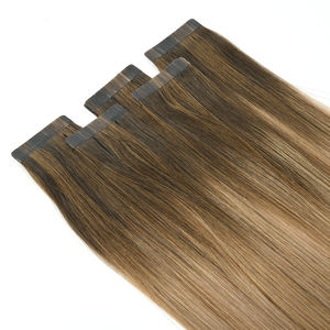 K.S WIGS Soie Lumineuse 100% Cheveux Humains Remy Sans Nœuds & Réutilisables Plusieurs Couleurs Adhésif Supérieur à Forte Adhérence Extensions de Cheveux - Product Image 6