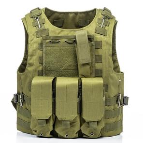 Gilet tactique de chasse pour hommes, camouflage noir, TV46 A62, pour activités de plein air et jeux CS. - Product Image 2