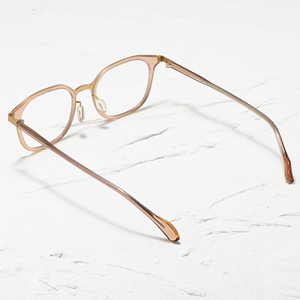 Classic Oval Acetate <b>Eyeglasses</b> <b>Frames</b> Full Rim Solid Brown Anti-Uv For Adults Unisex Vision Correction - Product Image 3
