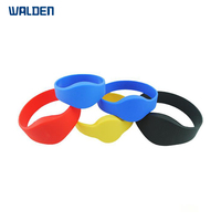 Bracelet RFID en silicone étanche 125 KHz avec logo personnalisé OEM, bracelet intelligent sans contact pour événements, paiement sans espèces, accès usine