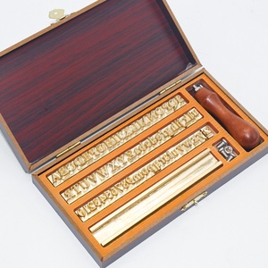 Moldes de Letras y Números de Latón para Grabado en Cuero, Fuentes Personalizables - Product Image 3