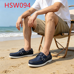 HY, Zapatos Náuticos Delicados Hechos a Mano para Niños y Adultos, Ideales para Vacaciones, Sin Resbalones, de Cuero Suave, Combinan con Todo, Modelo Penny HSW094 - Product Image 1
