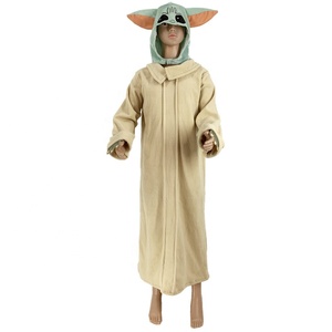 Combinaison à manches longues super mignonne pour enfants, costume de bébé <span class=keywords><strong>Yoda</strong></span> pour Halloween, vente chaude - Product Image 2