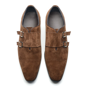 Zapatos Oxford Clásicos Hechos a Mano para Hombre con Doble Hebilla, de Cuero Vacuno, que Aumentan la Altura, Transpirables e Impermeables, para Bodas de Otoño - Product Image 5