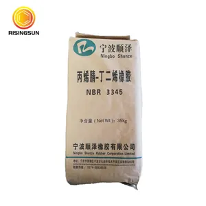 ゴムOリング用ニトリルブタジエンゴム化学原料NBR 3345中国生産者
