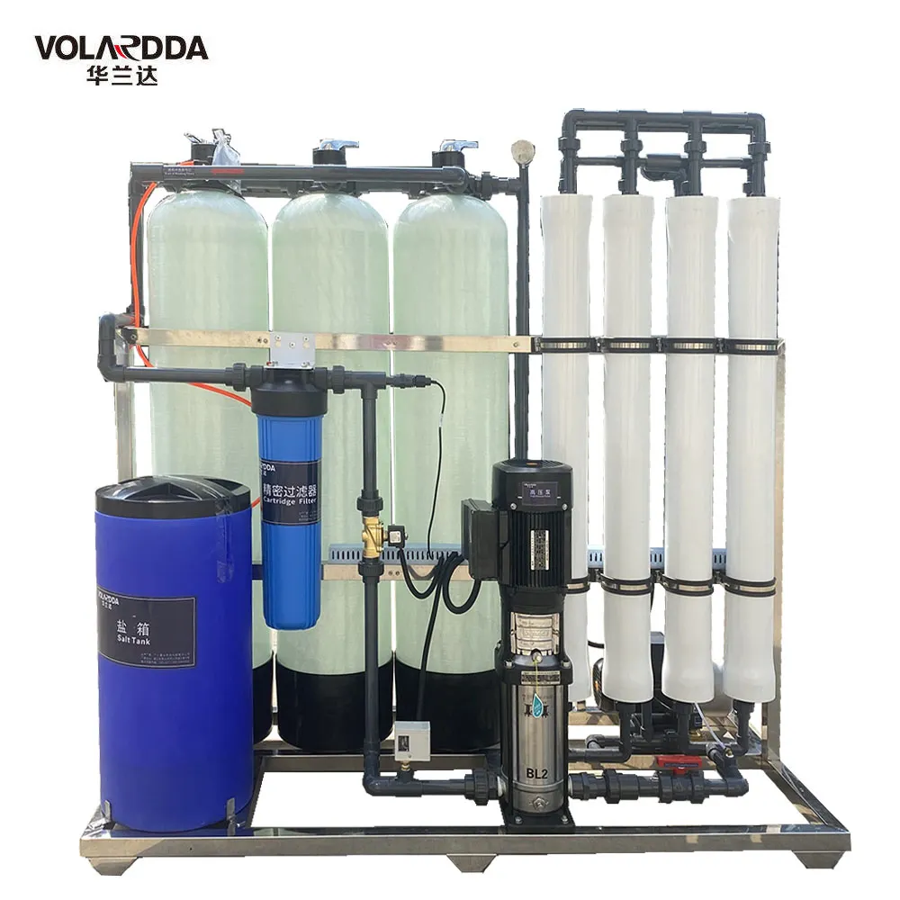 Volardda UV Purificador de água por Osmose reversa purificador de água industrial alcalina ionizada componentes do sistema de filtragem totalmente