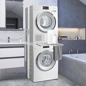 Kit de Superposition Haute Qualité pour Lave-Linge avec Étagère <span class=keywords><strong>à</strong></span> Linge, Cadre Intermédiaire Universel pour Lave-Linges et Sèche-Linges - Product Image 6