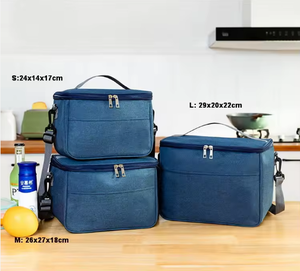 Sac isotherme portable épaissi avec fermeture éclair pour le déjeuner des employés de bureau et les pique-niques - Product Image 6