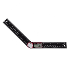 Regla de ángulo digital Herramienta transportadora medida con pantalla LCD grande Regla de herramienta de medición de ángulo de pliegue múltiple - Product Image 1