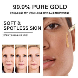 99.9% oro puro Nicotinamide liquido per la cura della pelle del viso Anti invecchiamento Anti rughe <span class=keywords><strong>24k</strong></span> siero d'oro - Product Image 5