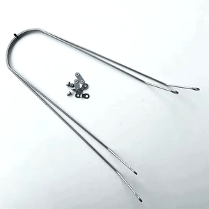 Juego de soporte para guardabarros de bicicleta gorda, alas de Bicicleta eléctrica de aleación de aluminio, pieza de Bicicleta de nieve, 20x4,0, 26x4,0 pulgadas, Accesorios para Bicicleta - Product Image 2