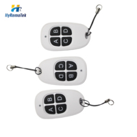 Télécommande universelle sans fil RF IR Hyremotek à 4 boutons avec voyant lumineux LED en plastique certifiée CE ROHS Garantie 1 an Fixe