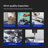 Machine de gravure et de fraisage CNC multifonctionnelle pour l'industrie des moules en cuivre et en aluminium avec capacités de perçage