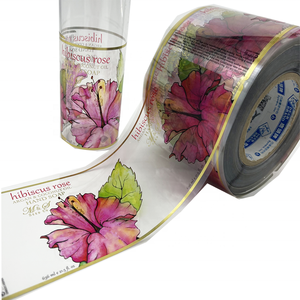 Étiquettes de bouteilles de shampoing cosmétiques imperméables en vinyle transparent - Product Image 4
