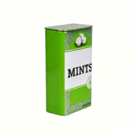 Usine Rectangulaire Design Classique Bonbons Altoids Étain Personnalisé Petite Boîte En Métal Avec Couvercle À Charnière Étain De Chewing-gum De Qualité Alimentaire