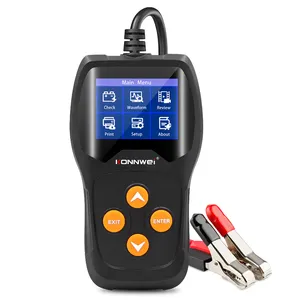 KONNWEI — testeur de batterie de voiture, écran couleur, analyseur de batterie automatique numérique 12V, KW600, haute qualité