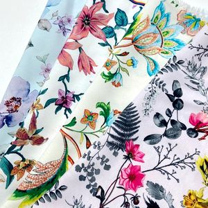 Tela crepé koshibo de poliéster con estampado de muestra <span class=keywords><strong>gratis</strong></span> colorida de impresión directa digital de 125gsm para vestido floral - Product Image 1