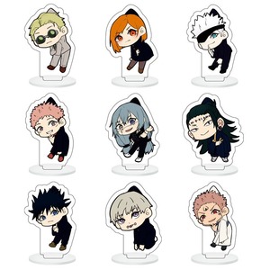 Vente en gros 100 Anime 9 pièce/ensemble <span class=keywords><strong>SPY</strong></span> <span class=keywords><strong>FAMILY</strong></span> acrylique support de bureau dessin animé Kkashi destin Luffy Double face clair acrylique support pour Table - Product Image 5