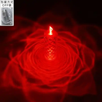 Bougie LED sans flamme en plastique en forme de rose avec halo de réfraction pour la maison, la Saint-Valentin, les anniversaires, les fêtes et les jours fériés